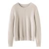 Lekasha Women's Soft Cashmere Round Neck Wool Knit Sweater