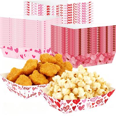 Valentine'S Day Theme Party Decoration Paper Tray Wedding Arrangement Baked Goods Paper Tray