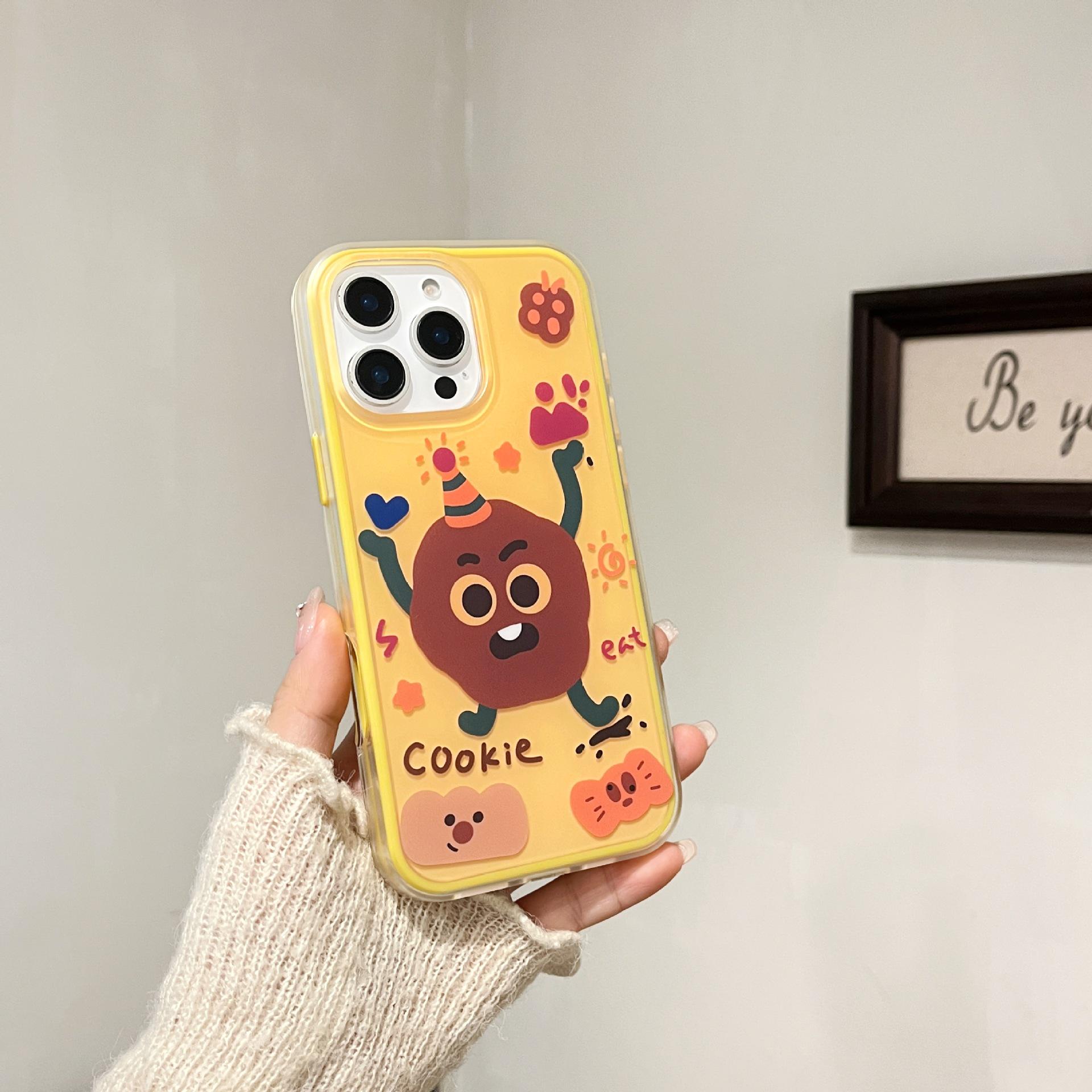 

Full Coverage IMD Double-Sided Film with Fun Monsters for iPhone 17 Pro Max Case Apple 16 Cartoon 15 Pro. 15 Pro