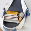 Lightweight Contrast Backpack Student Schoolbag Large Capacity Backpack
