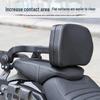 Universal Aluminum Motorcycle Folding Backrest: Non-Destructive Installation Tail Rack for Various Models.