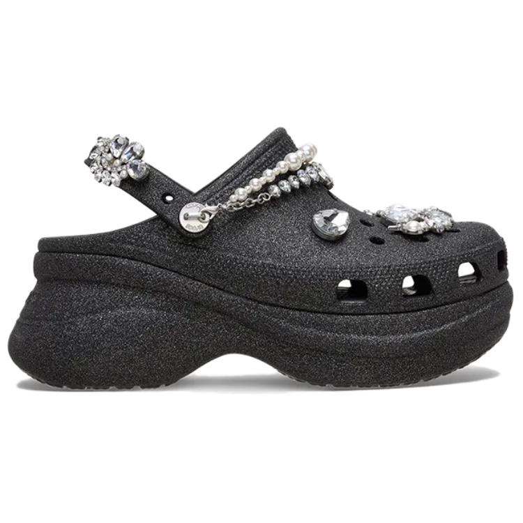 Crocs Stylish Versatile Hole Shoes Women Footwear Black 211978-001