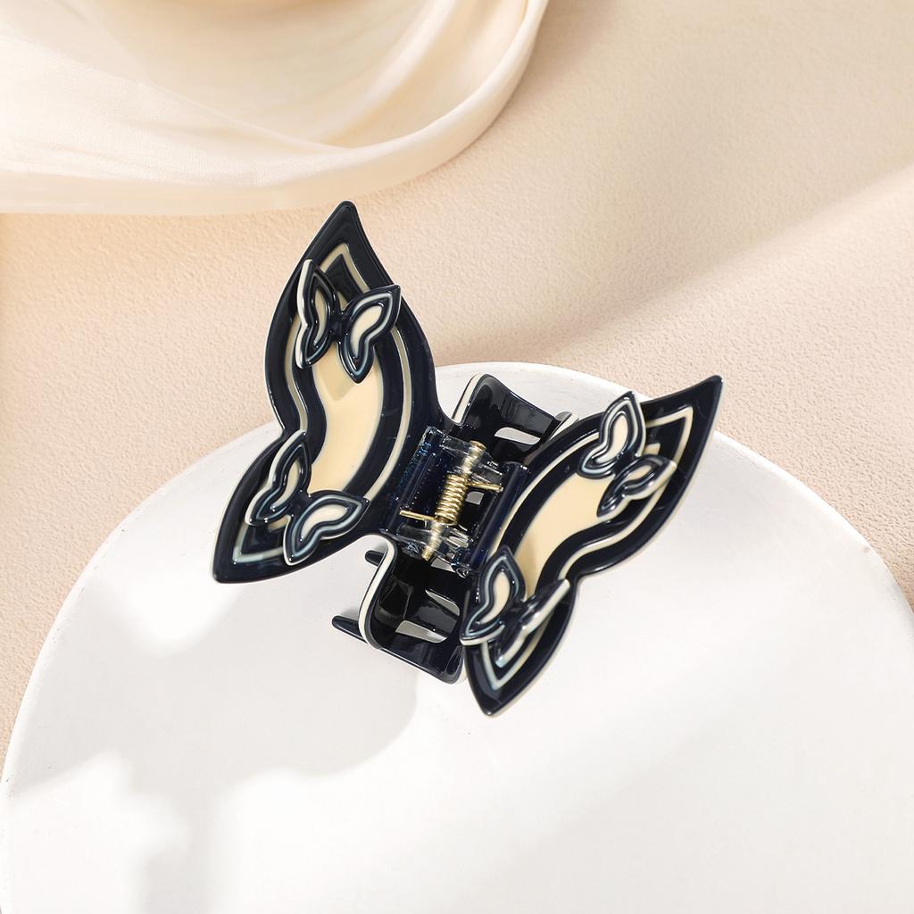 Einfarbige Fee Schmetterling Haarklammer Acetat Süße Prinzessin Schmetterling Krabbe Haarspangen für Frauen Mädchen Haarnadel Haarschmuck