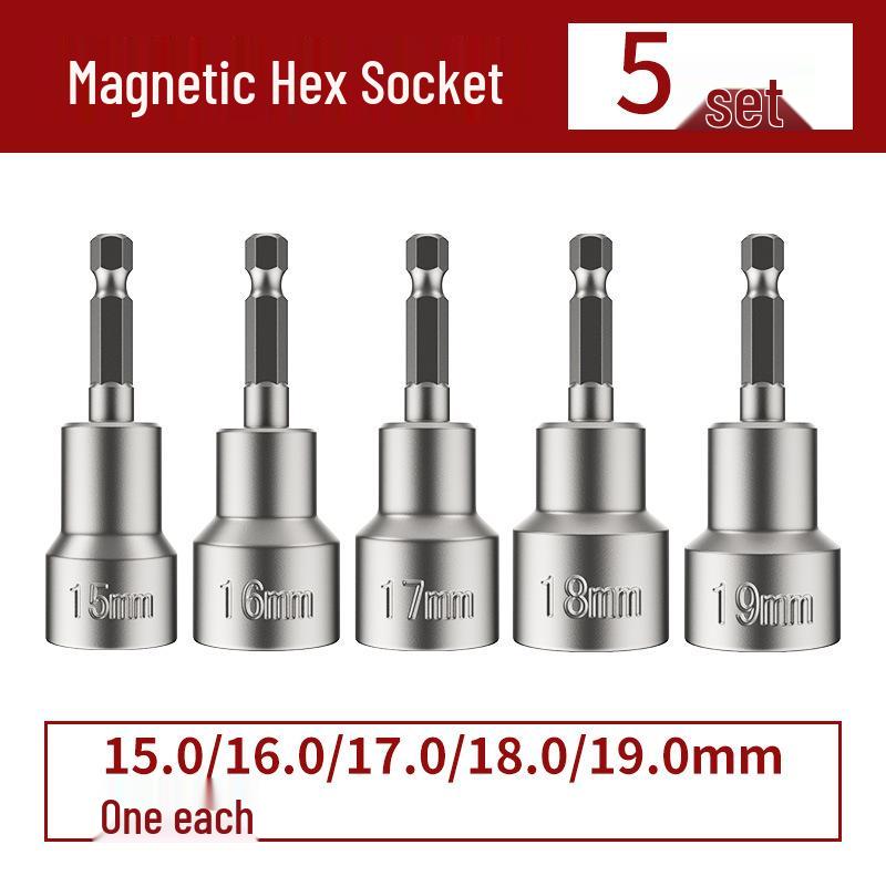 8mm Sechskant Selbstschneidende Schraube Elektrischer Schraubenschlüssel mit Starkem Magnetischem Bit