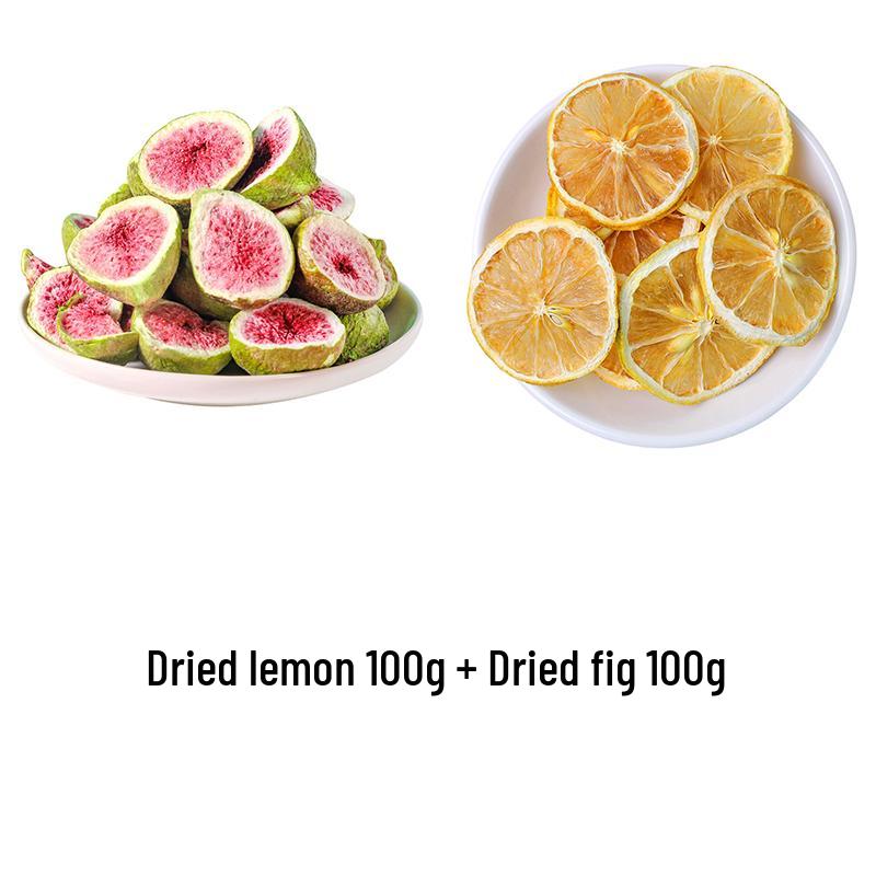 Forest Style Freeze-dried Fruit Cake Toppers: Fig, Lemon, Orange, Grapefruit
