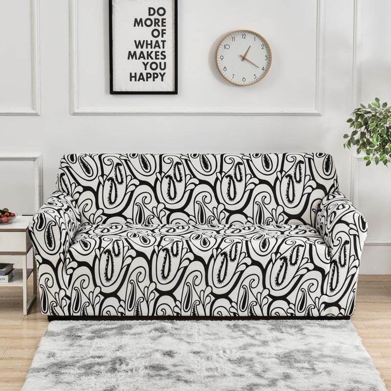 Soft Stretchy Sofa Cover for Corner Sofa L-shaped Sectional Sofa Full Wrap Slipcover for Armrest Sofa