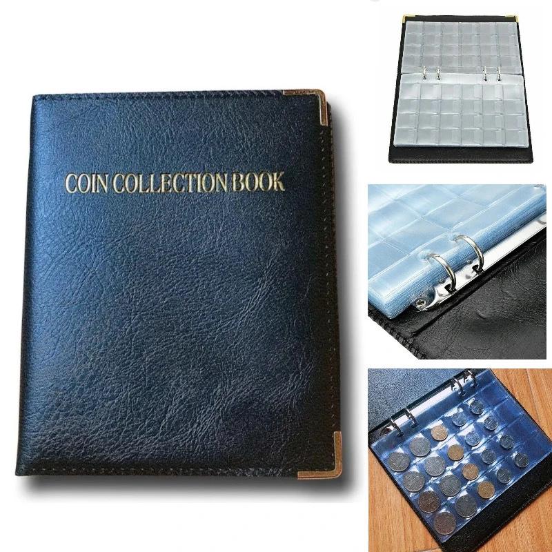 480/240/120 Pockets Coin Collection Book 20/10 Pages Coin Collection Holder Album Commemorative Coin Organizer Storage 40/30Mm