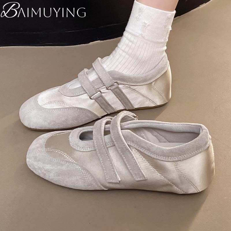 Women Sport Casual Sneaker Square Toe Sandals Woman Flats Ballet Shoes 2025 New Brand Comfort Shallow Loafers Summer Zapatillas