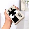 Cartoon Funny Black Coal Ball Silicone Phone Casing for Realme OPPO Reno VIVO Infinix Tecno Oneplus Shockproof Protection Soft Case Cover