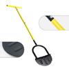 Half Moon Edger with Handle Manual Saw Tooth Step Edging Shovel for Grass Lawn Trimming Garden Or Si