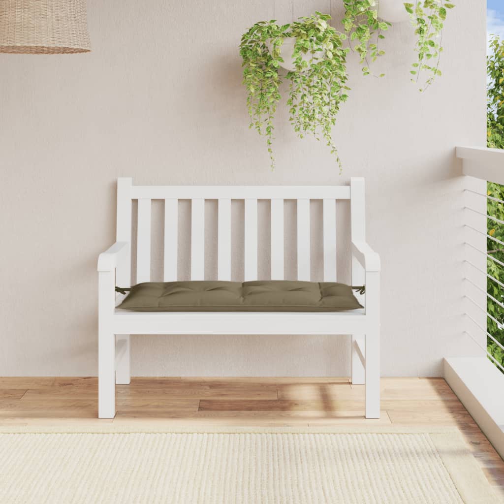 Vidaxl Garden Bench Cushion, Taupe Melange, 100X50X7 Cm
