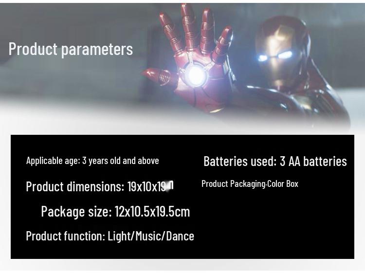 TikTok Dancing Iron Toy: Musical Light-Up Robot for Kids