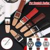 17mm Dla Swatch YCS YAS YGS Pasek do zegarka Czerwono-brązowy Biały Skóra bydlęca o fakturze jaszczurki Pasek do zegarka Damski Męski Miękki Pasek ze skóry naturalnej