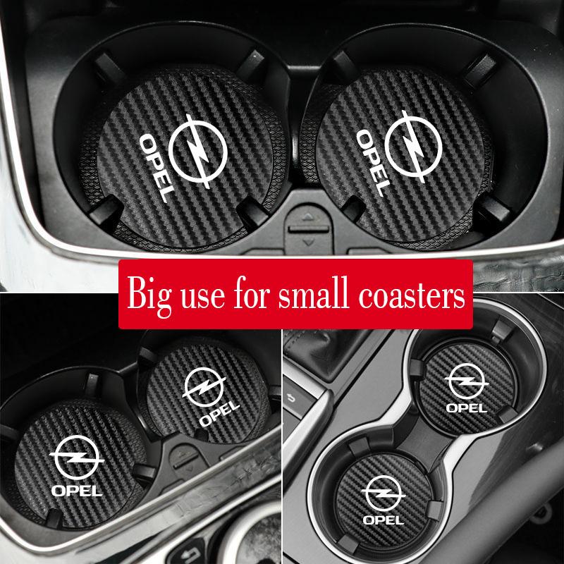 Sottobicchiere Portabicchieri per Auto Tappetino Porta Bicchieri per Auto Accessori per Opel Corsa D Astra Insignia Mokka Adam Combo OPC Vauxhall Vectra