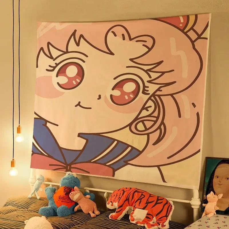 Милый маленький свежий фон ткань украшение стены дома гобелен офис гостиная гобелен — фото 15