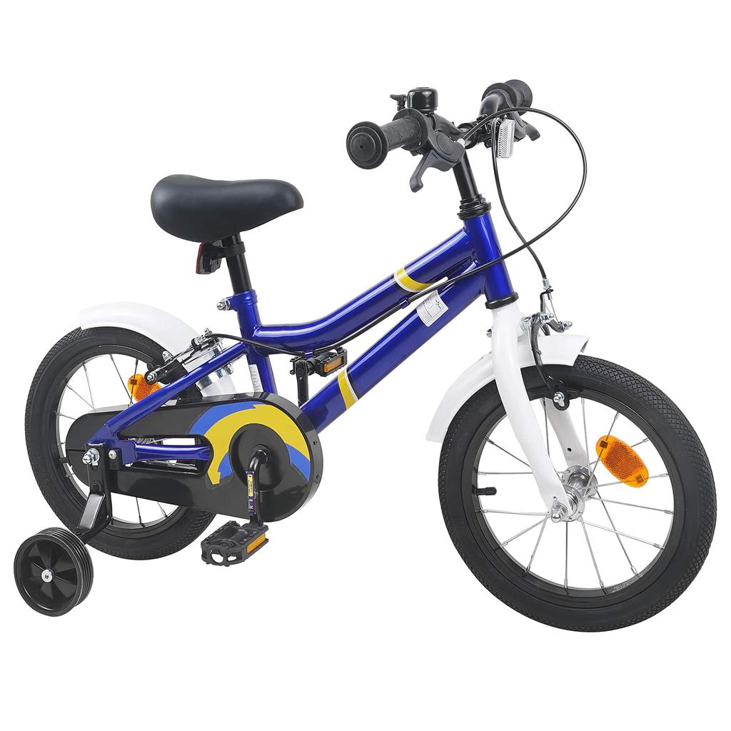 Kids  Bicycle 12 Inch for Ages 2 4 Blue & White
