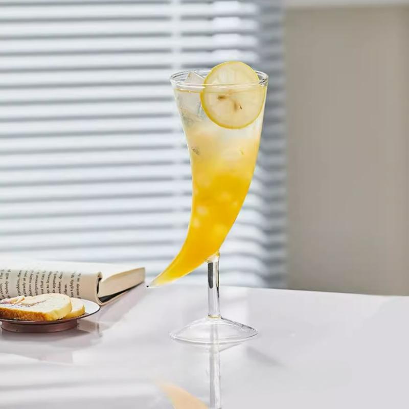 1 st 250 ml Kreativt Högfotat Cocktailglas, Molekylärt Rökt Personlighetsglas, Månvinsglas
