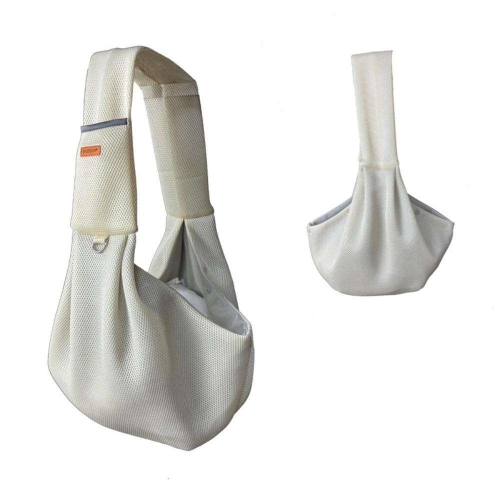 Tote Draagtas Benodigdheden Huisdier Crossbody Schoudertas Mesh Polyester Ademend Kat Puppy Sling Tas