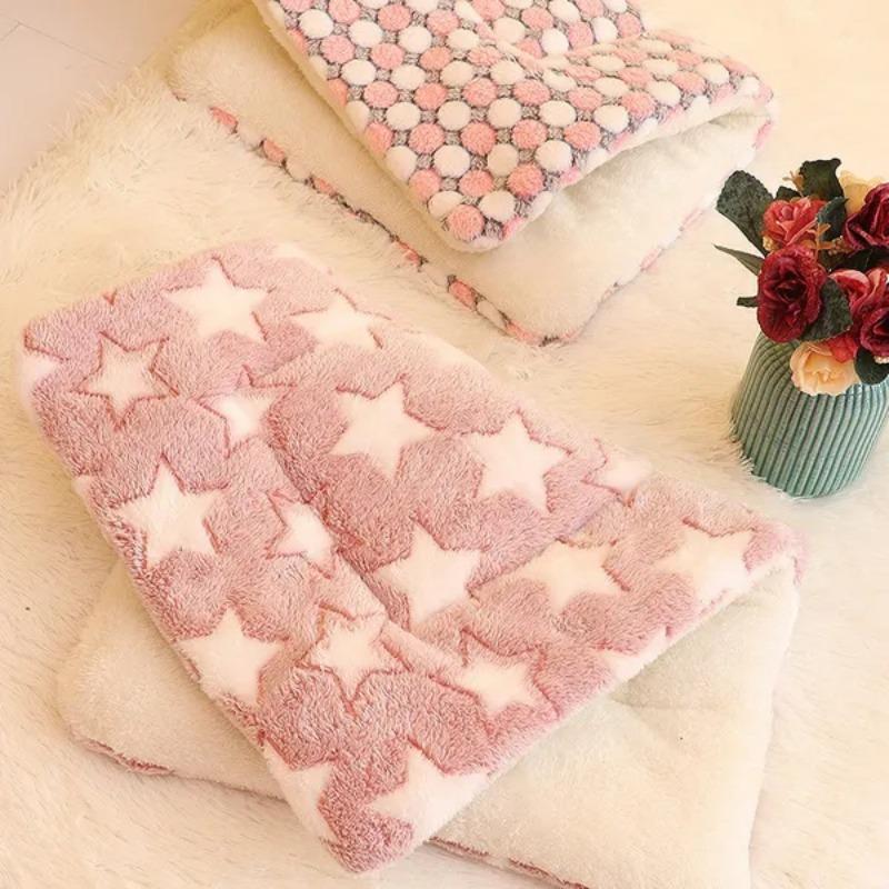 Weiche Flanell Verdickte Haustier Weiche Fleece Pad Haustier Decke Bett Matte für Welpen Hund Katze Sofa Kissen Hause Teppich Halten warme Schlaf Abdeckung