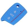 Jingyuqin 3 Button Silicone Key Fob Cover Case For VW Polo 2016 Golf 7 MK7 For Skoda Octavia Combi A7 For SEAT Leon Ibiza CUPTRA