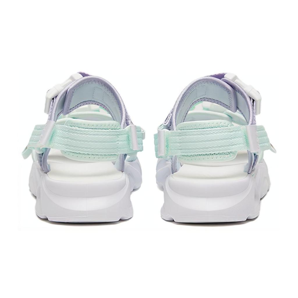 Anta Kids Mesh Comfortable Casual Non-Slip Wear-Resistant Sandals Kids Sandals White Purple 322336923-3