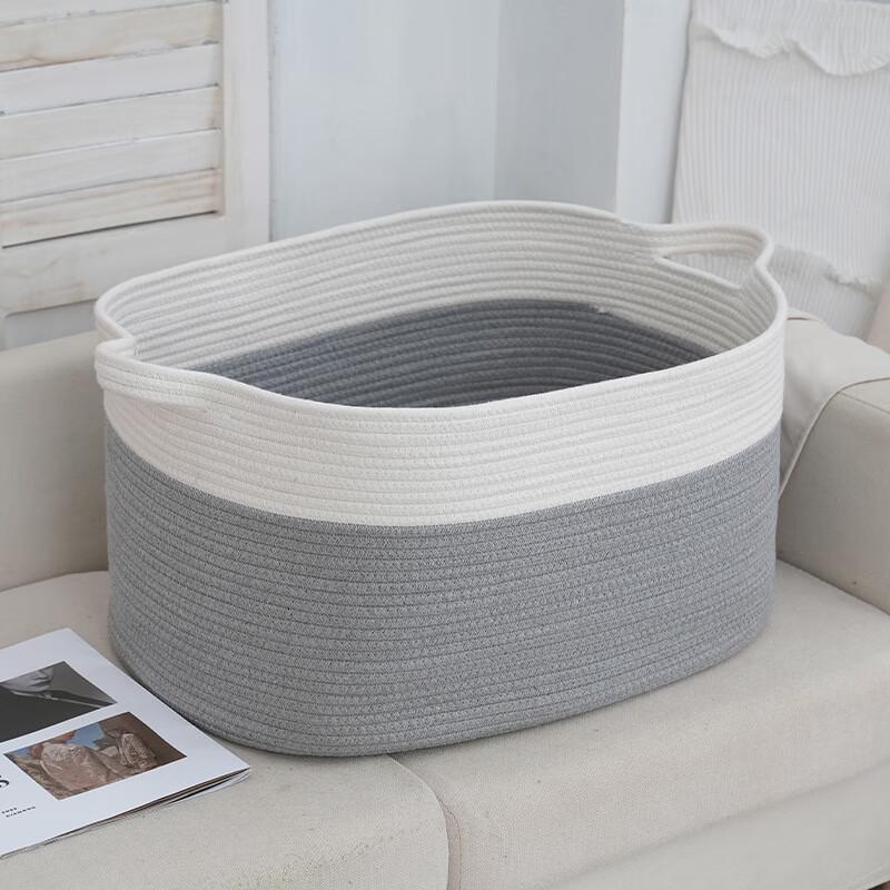 

Miflame Modern Cotton Rope Storage Basket