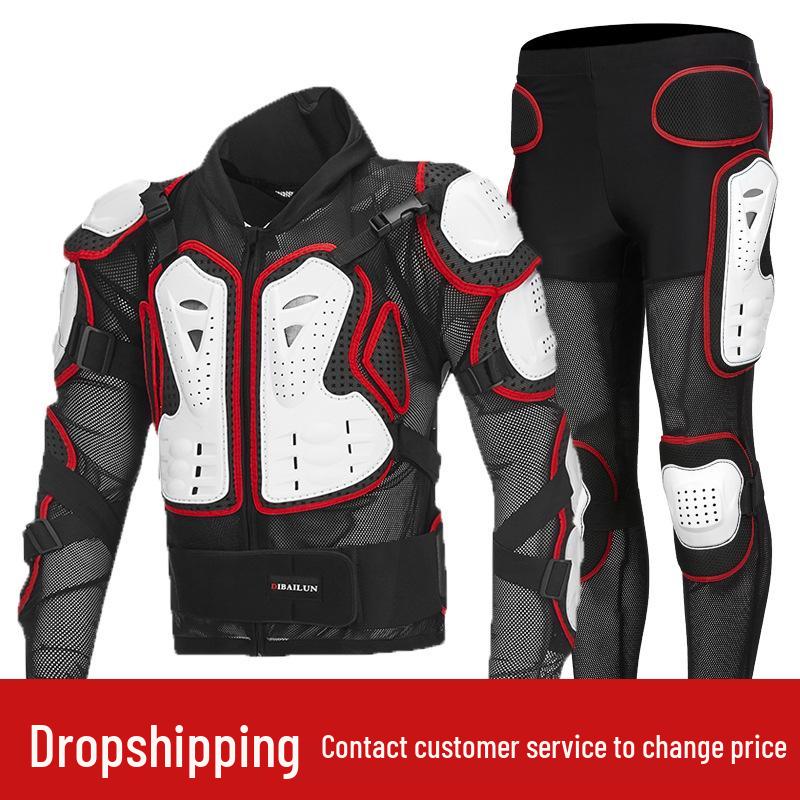 Autumn/Winter Off-Road Motorcycle Armor & Chest Protector Suit for Riding, Racing, and Skiing