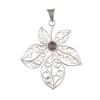 Natural Amethyst Gemstone 925 Sterling Silver Jewelry Pendant 2.29" Necklace CP-19-5