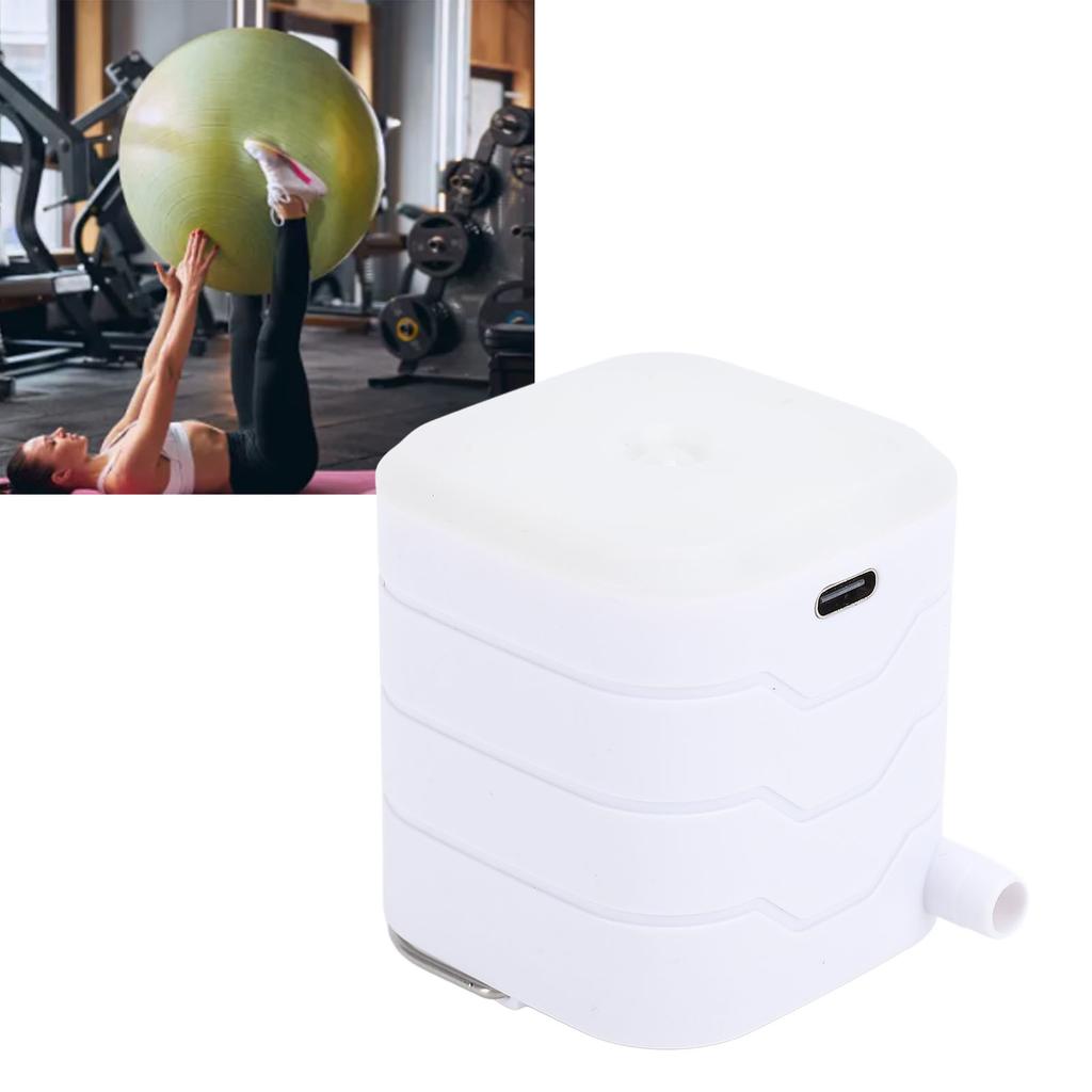 Mini Portable Air Pump for Inflatables Toys Pool Floats Travel Camping Rechargeable Air Mattress Inflator with Light