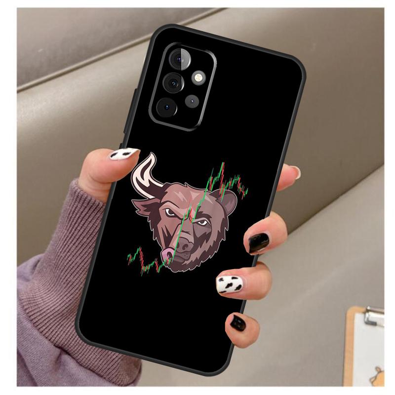 Day Trader Trader Trading Case For Samsung Galaxy A33 A13 A53 A34 A54 A14 A15 A16 A26 A36 A56 A12 A32 A52 A06 A35 A55