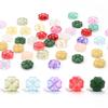 50pcs/Lot 10mm Colored Four-leaf Clover Shape Beads for Jewelry Making Loose Spacer Glass Beads DIY Bracelet Necklace
