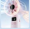 Compact USB Rechargeable High-Speed Digital Display Handheld Fan