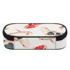 Pencil Bag Casual Wear Resistant Polyester Secure Zipper with Removable Pen Slot Divider Mesh Pocket and Main Storage for Students