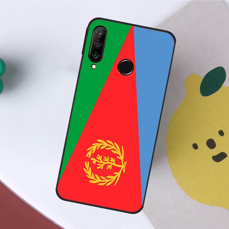 Eritrea Flag For Huawei Nova 8i 7i 11i 12i 12s Y70 Y72 Y73 Y60 Y90 Y61 Y91 9 10 SE P20 P30 P40 Lite Case