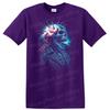 Skull Brain Spikes Electric Horror Graphic T Shirt Cool Art Heavy Metal Tee