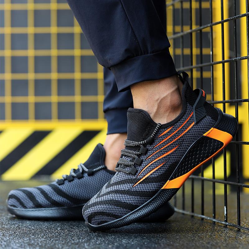 Männer Arbeit Sicherheitsschuhe Anti-punktion Arbeits Turnschuhe Männlichen Unzerstörbar Arbeit Schuhe Männer Stiefel Leichte Männer Schuhe Sicherheits Stiefel
