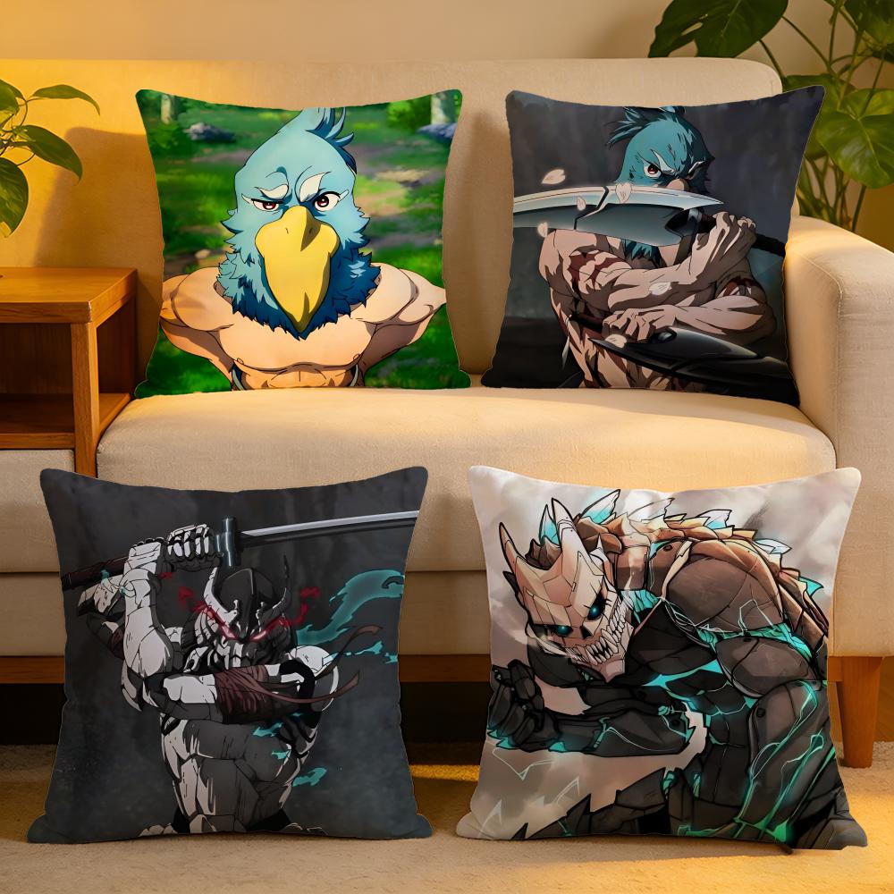 Cushion Cover Linen SkinFriendly Soft Decorative Case For Sofa Home Decor Anime SShangriLa Frontier Pillow Cover