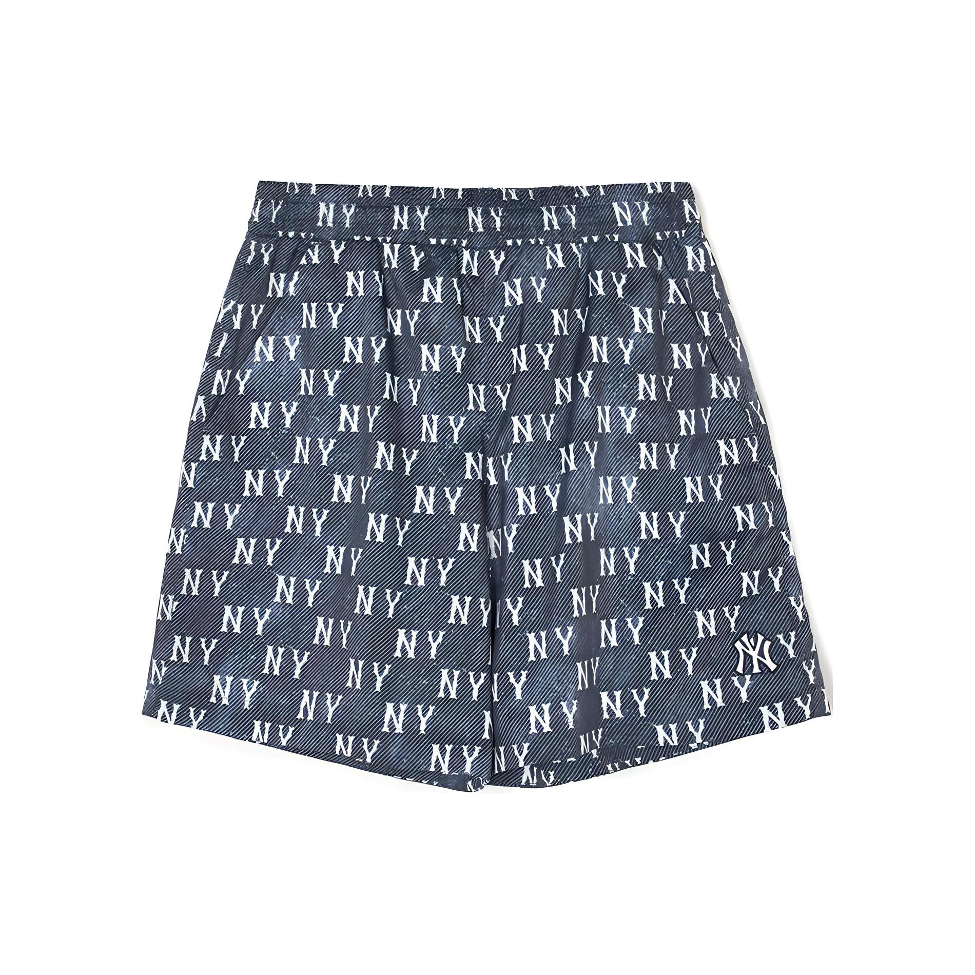 

New MLB Casual Shorts Unisex Navy Blue 3ASMM0243-50NYS S