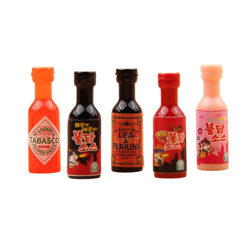 

10pcs Miniature Dollhouse Kitchen Condiment Turkey Noodle Sauce Model For Dollhouse Accessories Decoration