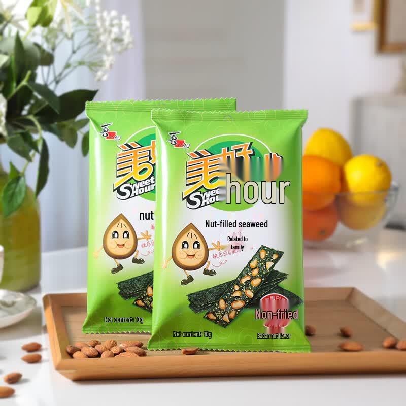Xizhilang Meihua Shiguang Nut Sandwich Seaweed Snacks