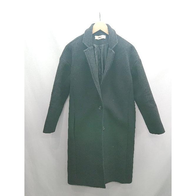 DHOLIC long sleeve coat no size indicated black ladies E [Used]