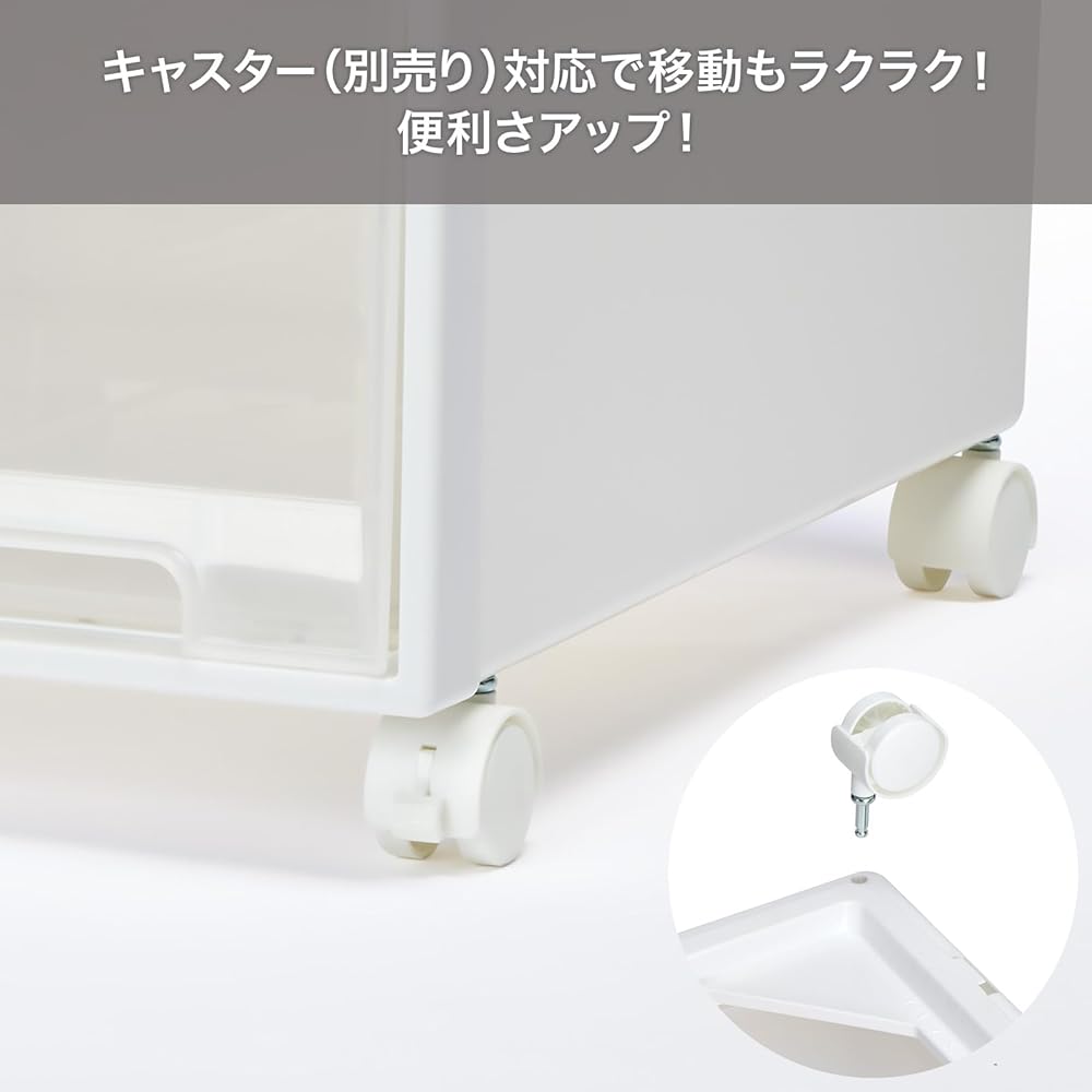 Tenma Fits Case Closet Storage Box, 44cm (W) x 53cm (D) x 18cm (H), Durable, Made in Japan, Made