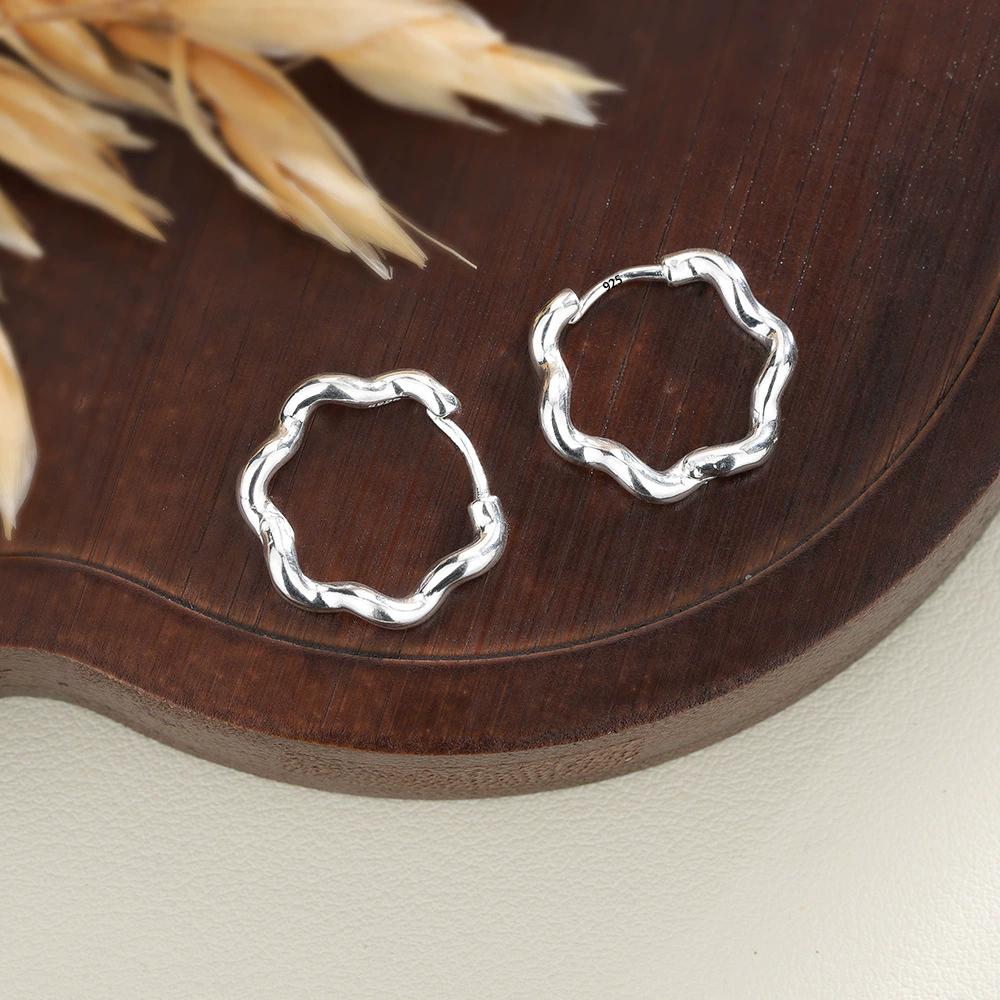VENTFILLE 925 Sterling Silver Drop Earring For Women Zircon Crystal Hollow Out Cat Personality Jewelry Gift Dropshipping