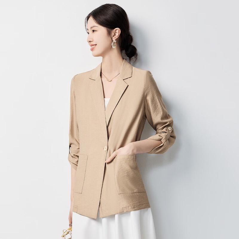 ROMON Women s Khaki Blazer XL