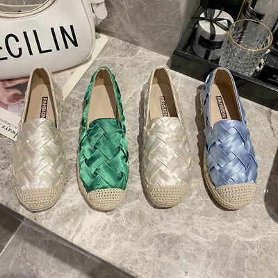 Chaussures de pêcheur tendance pour femmes 2024 Printemps et Été Chaussures décontractées Marque de luxe Design pour dames Chaussures plates Mocassins confortables à enfiler