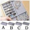 Jewelry Organizer Velvet Jewelry Storage Tray Display Holder Ring Bracelet Necklace Storage Box Showcase Drawer Organizer Trays