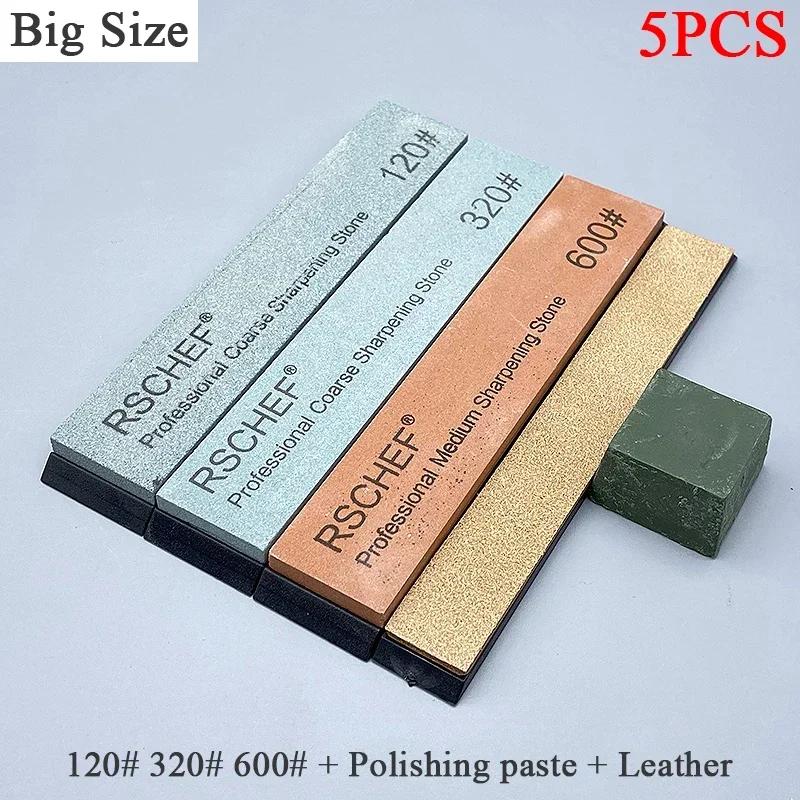 120#-3000grit Big Whetstone Profession Kitchen Knife Sharpener Sharpening Tool Quick Sharpening System Household Whetstone Apex