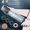 Electric Penis Pump, Automatic Male Masturbator with 3 Penis Rings Men's Adult Sex Toys with 4 Training Pressures and 5 Suction Modes Male Masturbator