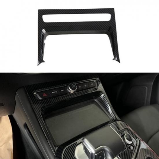 Carbon Fiber Air Conditioning Switch Cover Trim For Isuzu D-Max Dmax 2023 2024