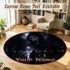 Scream Ghostface Personalized Round Rug Support Custom Name, Soft Home Decor Mat